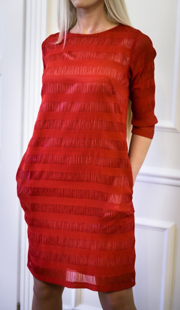 Naiste voodriga kleit, punane hind ja info | Kleidid | kaup24.ee