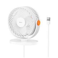 Baseus Serenity desktop oscillating fan (white) цена и информация | Вентиляторы | kaup24.ee