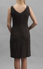 Шелковое платье, коричневое цена и информация | Платье | kaup24.ee
