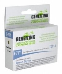 Tindikassett Generink Epson E-71Y Yellow hind ja info | Tindiprinteri kassetid | kaup24.ee