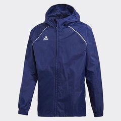 Laste jope adidas Core 18 Rain JUNIOR mereväe sinine CV3742 цена и информация | Футбольная форма и другие товары | kaup24.ee