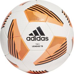 Jalgpallipall Adidas Tiro League TB valge ja oranž FS0374 hind ja info | Jalgpalli pallid | kaup24.ee