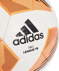 Футбольный мяч Adidas Tiro League TB бело-оранжевый FS0374 цена и информация | Футбольные мячи | kaup24.ee