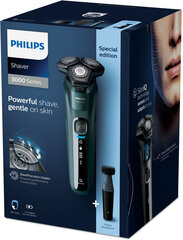 Бритва для мужчин Philips SHAVER Series 5000 S5584/57, зеленая / серая цена и информация | Электробритвы | kaup24.ee