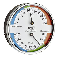 Metallrõngaga termohügromeeter TFA 45.2040.42 hind ja info | Ilmajaamad, termomeetrid | kaup24.ee