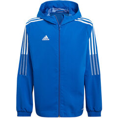 Куртка для детей Adidas Tiro 21 Windbreaker GP4978, синий цена и информация | Футбольная форма и другие товары | kaup24.ee