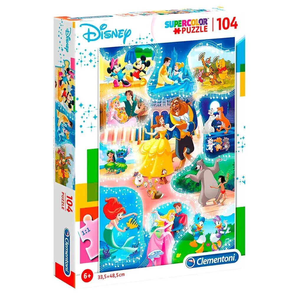 Pusle Disney, Aeg tantsida, 104 tk hind ja info | Pusled | kaup24.ee