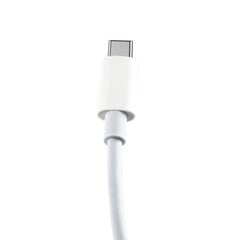 Kaabel Maxlife MXUC-05 cable USB-C - USB-C 1,0 m 20W white цена и информация | Кабели для телефонов | kaup24.ee