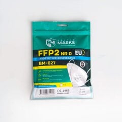 Маска-респиратор для лица FFP2 BM027, 4 слоя, 10 шт. цена и информация | Аптечки | kaup24.ee