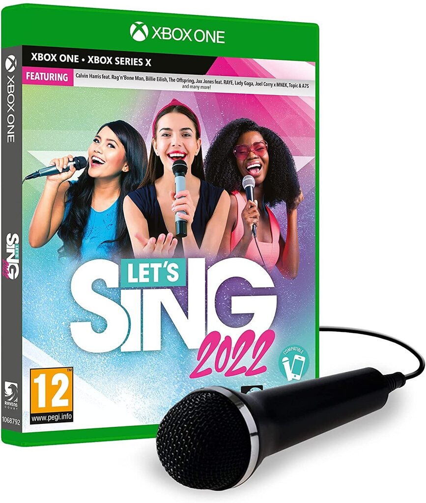 Xbox One Let's Sing 2022 incl. Single Microphone цена и информация | Arvutimängud, konsoolimängud | kaup24.ee