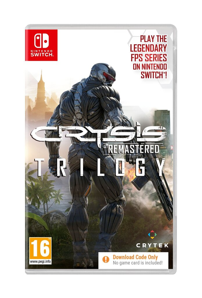 Crysis Remastered Trilogy (Code in a Box) Switch mäng hind ja info | Arvutimängud, konsoolimängud | kaup24.ee