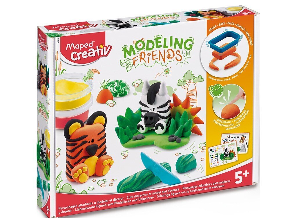 Modelleerimiskomplekt Maped Wild Friends hind ja info | Arendavad mänguasjad | kaup24.ee