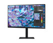 LCD Monitor|SAMSUNG|S61B|27"|Panel IPS|2560x1440|16:9|75hZ|5 ms|Swivel|Pivot|Height adjustable|Tilt|Colour Black|LS27B610EQUXEN цена и информация | Monitorid | kaup24.ee