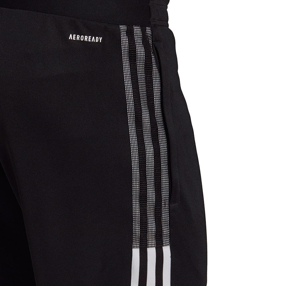Meeste spordipüksid Adidas Tiro 21 GH7306, must hind ja info | Jalgpalli varustus ja riided | kaup24.ee