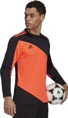 Мужской вратарь-джемпер Adidas Squadra 21 Джерси GN5795, черный/оранжевый цена и информация | Футбольная форма и другие товары | kaup24.ee