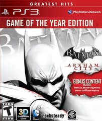 PS3 Batman: Arkham City GOTY Edition US Version hind ja info | Arvutimängud, konsoolimängud | kaup24.ee
