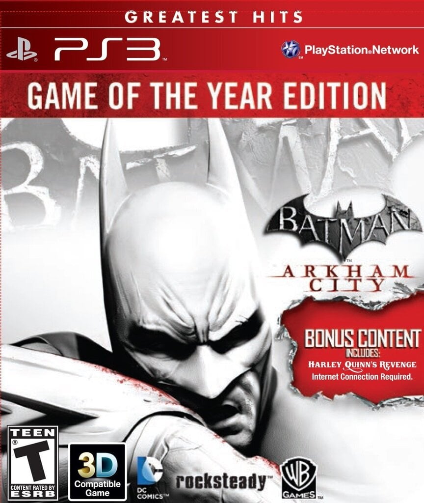 Компьютерная игра PS3 Batman: Arkham City GOTY Edition US Version цена |  kaup24.ee