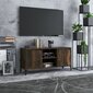 vidaXL metalljalgadega telerikapp, Sonoma tamm, 103,5 x 35 x 50 cm цена и информация | TV alused | kaup24.ee