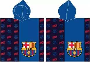 Laste kahepoolne rätik-pontšo kapuutsiga FC Barcelona hind ja info | Rätikud, saunalinad | kaup24.ee