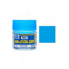 Краска Mr.Hobby - Mr.Color C-050 Clear Blue, 10 мл цена и информация | Принадлежности для рисования, лепки | kaup24.ee