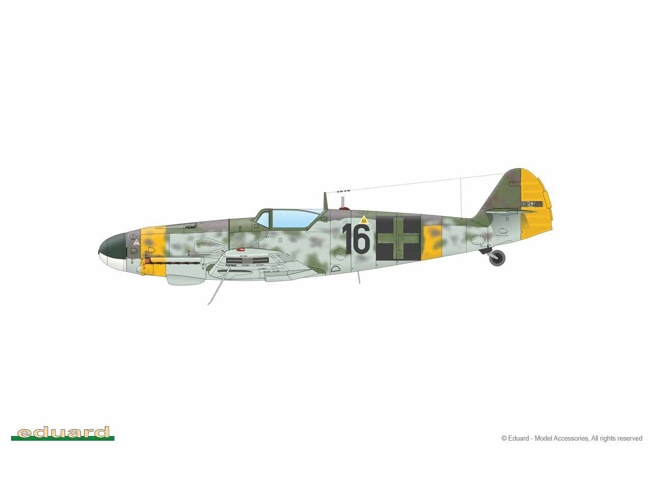 Eduard - Bf 109G-10 WNF/Diana Weekend edition, 1/48, 84182 hind ja info | Klotsid ja konstruktorid | kaup24.ee