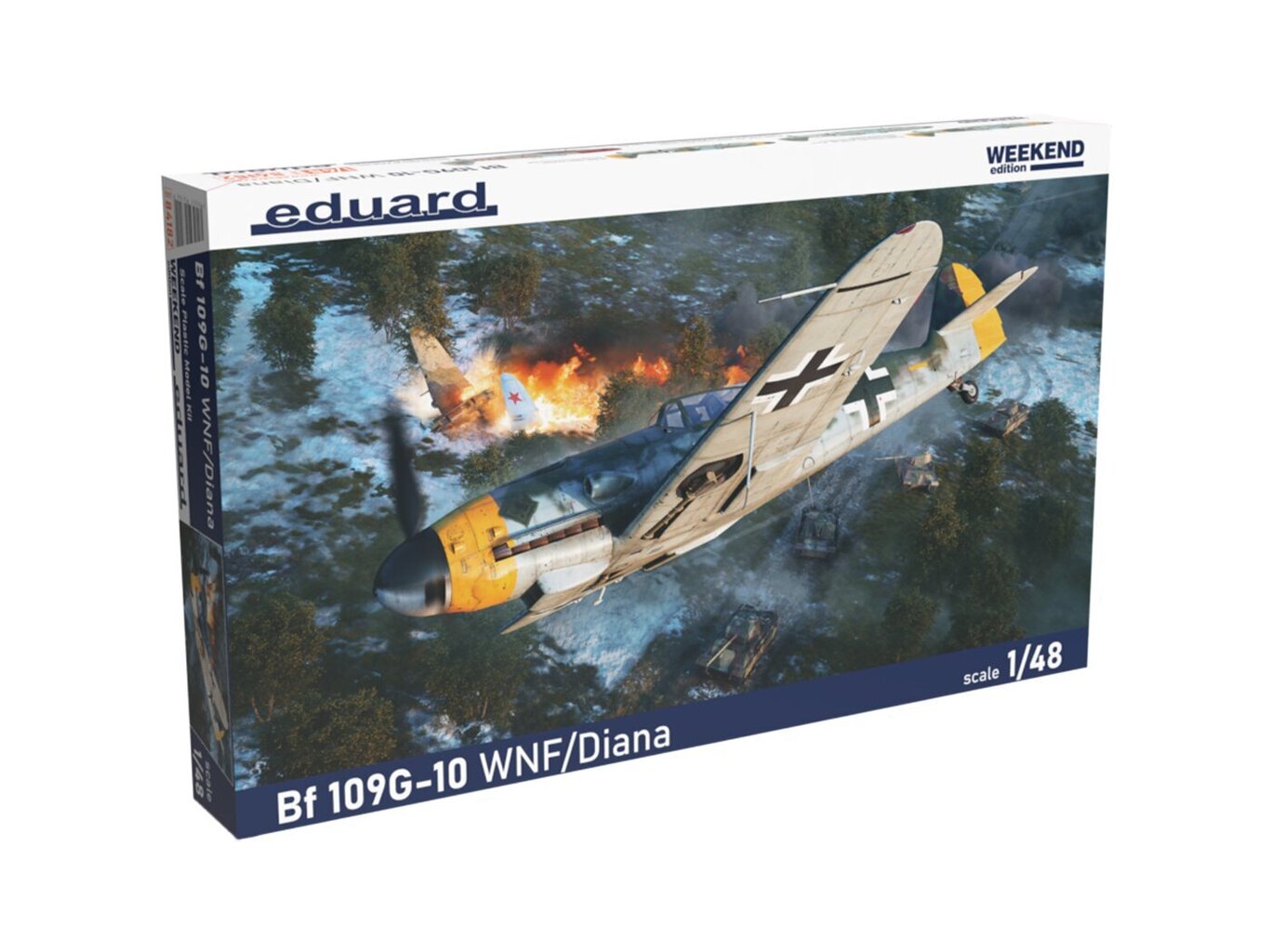 Eduard - Bf 109G-10 WNF/Diana Weekend edition, 1/48, 84182 hind ja info | Klotsid ja konstruktorid | kaup24.ee