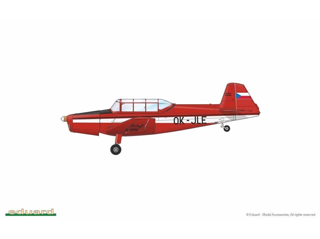 Eduard - Z-126 Trenér ProfiPACK Edition, 1/48, 82181 цена и информация | Klotsid ja konstruktorid | kaup24.ee