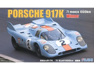 Сборная пластиковая модель Fujimi - Porsche 917K '71 Monza 1000km Championship Car, 1/24, 12616 цена и информация | Конструкторы и кубики | kaup24.ee