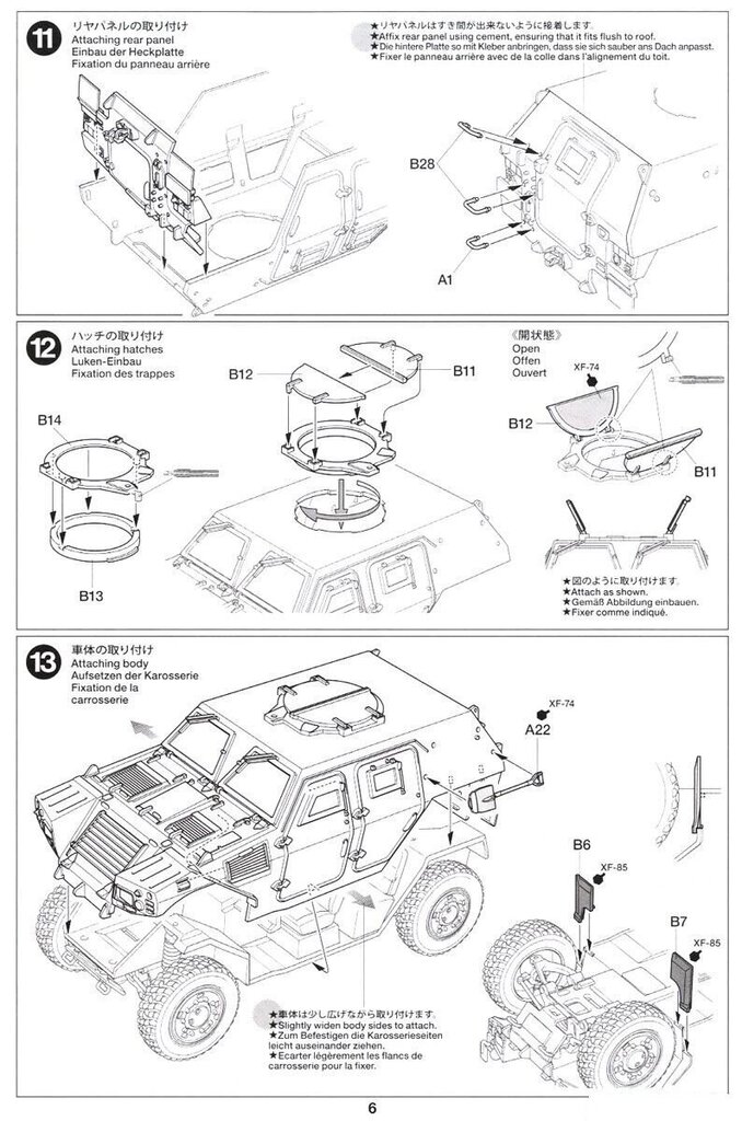 Tamiya - JGSDF Light Armored Vehicle, 1/48, 32590 hind ja info | Klotsid ja konstruktorid | kaup24.ee