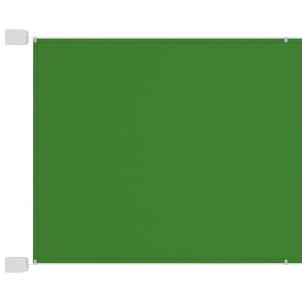 vidaXL vertikaalne varikatus, heleroheline, 60 x 360 cm Oxfordi kangas цена и информация | Päikesevarjud, markiisid ja alused | kaup24.ee