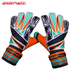 Комфортные и прочные перчатки для вратаря футбола SportVida, размер 9, оранжевые, цветовой микс SV-PA0022 цена и информация | Футбольная форма и другие товары | kaup24.ee