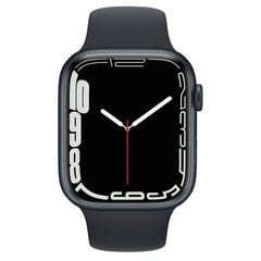 Apple Watch Series 7 NIke+ 45mm GPS, Midnight (kasutatud, seisukord A) цена и информация | Смарт-часы (smartwatch) | kaup24.ee