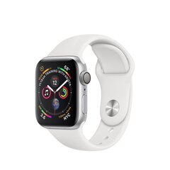 Apple Watch Series 4 40mm GPS, Silver (kasutatud, seisukord A) цена и информация | Смарт-часы (smartwatch) | kaup24.ee