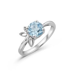 Серебряное (925) кольцо с драгоценными камнями, код AH549575RH-2 цена и информация | Кольцо | kaup24.ee