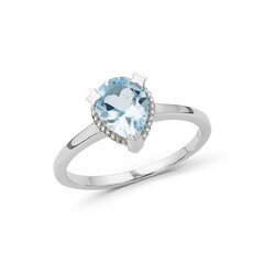Серебряное (925) кольцо с драгоценными камнями, код AVP516514-2 цена и информация | Кольцо | kaup24.ee