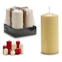 block candle 9 x 20 cm wax cream - hind ja info | Küünlad, küünlajalad | kaup24.ee