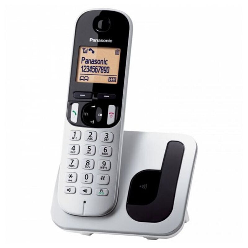 Panasonic KX-TGC210, hõbedane hind ja info | Lauatelefonid | kaup24.ee