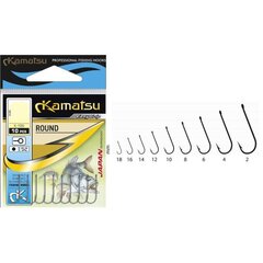 Крючки KAMATSU Round Bln № 14 цена и информация | Крючки для рыбалки | kaup24.ee