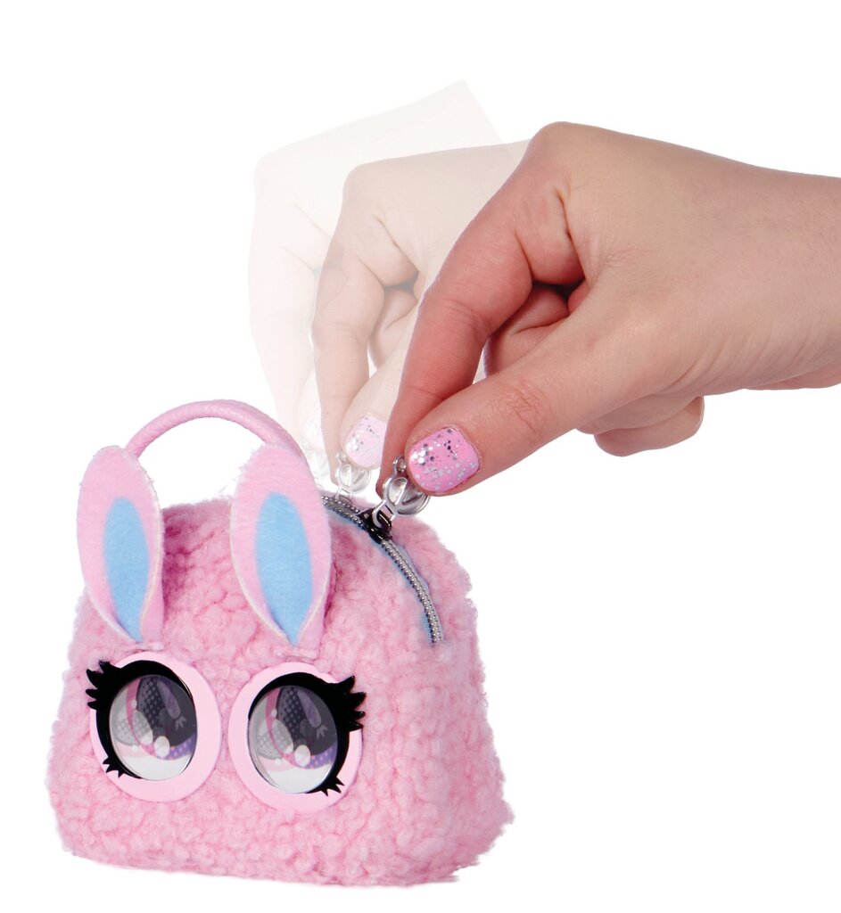 Purse Pets mikro kotike Fuzzy Bunny BB цена и информация | Laste aksessuaarid | kaup24.ee