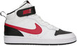 Nike Jalatsid Court Borough Mid 2 CD7782 110 CD7782 110/5.5 - must / punane / valge цена и информация | Laste spordijalatsid | kaup24.ee