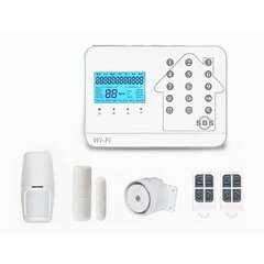 Комплект WIFI+GSM-сигнализации SmartLife WALE PR-JT-99CST, с беспроводными датчиками цена и информация | Системы безопасности, контроллеры | kaup24.ee