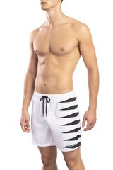 Karl Lagerfeld Rannapüksid Medium boardshort valge XXL hind ja info | Ujumispüksid, shortsid | kaup24.ee