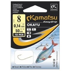 Крючки с поводком KAMATSU Okayu Ploc 50 см №6 цена и информация | Крючки для рыбалки | kaup24.ee