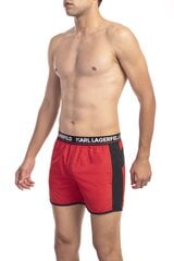 Karl Lagerfeld Rannapüksid short boardshort punane XL hind ja info | Ujumispüksid, shortsid | kaup24.ee