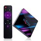 Riff H96 16GB 4 K Media Player Smart TV Box 2 GB +16 GB Android 10.0 Wi-Fi / Bt Rockchip RK3318 - Must цена и информация | Meediamängijad ja tarvikud | kaup24.ee