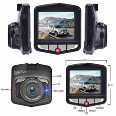 iWear GT4 HD Авто DVR Видео регистратор с G-Sensor 1080p HD 120° углом 2.4'' LCD Черный цена и информация | Видеорегистраторы | kaup24.ee