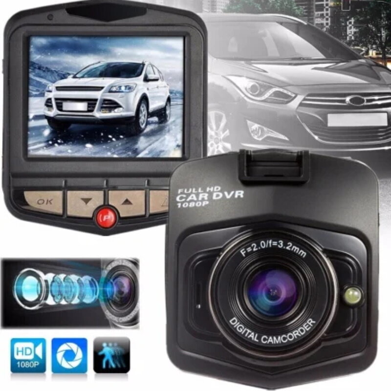 Videokaamera iWear Gt4 Hd auto-Dvr armatuurlaua G-sensoriga, 1080p Hd 140° lainurk 2,4'' Lcd - must цена и информация | Pardakaamerad ja videosalvestid | kaup24.ee