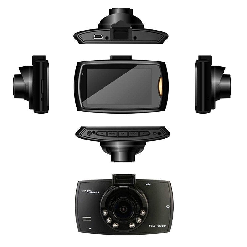Videokaamera iWear Gt3 Hd auto - Dvr armatuurlaua G - sensoriga, 1080p Hd 140° lainurk 2,7'' Lcd -must цена и информация | Pardakaamerad ja videosalvestid | kaup24.ee