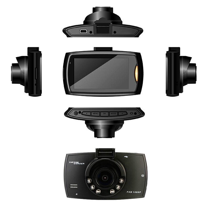 Videokaamera iWear Gt3 Hd auto - Dvr armatuurlaua G - sensoriga, 1080p Hd 140° lainurk 2,7'' Lcd -must hind ja info | Pardakaamerad ja videosalvestid | kaup24.ee