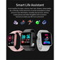 Nutikell iWear M8 Smart & Fit käekell Full Touch 1,3-tollise Ips-meedia juhtimisega / HR / Vererõhk / Sotsiaalne - must цена и информация | Nutikellad (smartwatch) | kaup24.ee